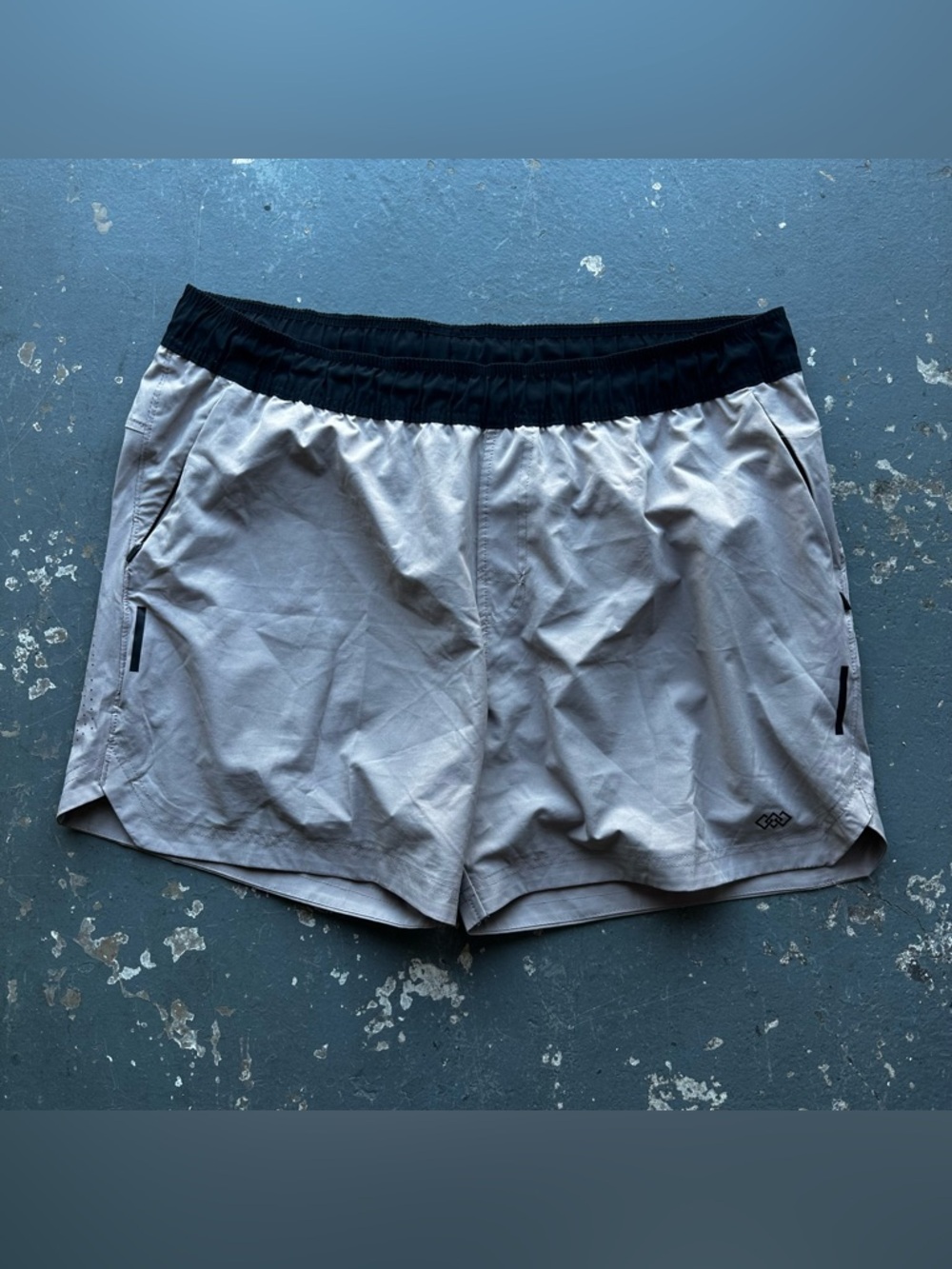 Men's Athletic Shorts with Black Waistband
